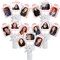Big Dot of Happiness 50th Pink Rose Gold Birthday Party Picture Centerpiece Photo Table Toppers 15 Pc